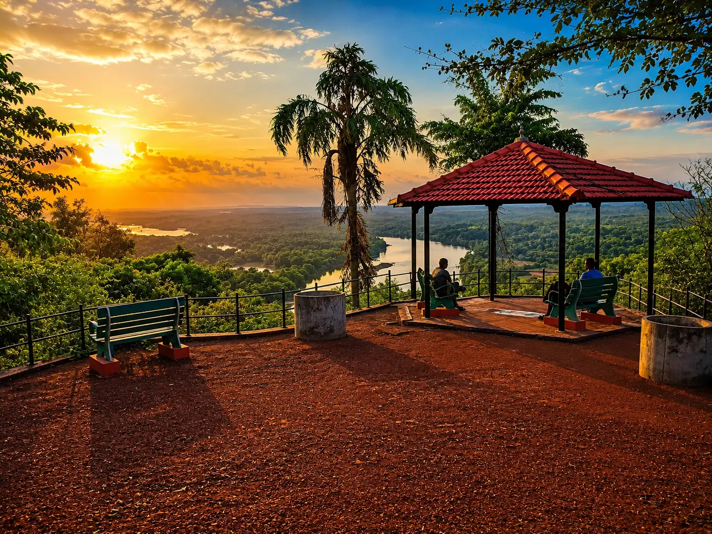 View from the End Point at Manipal